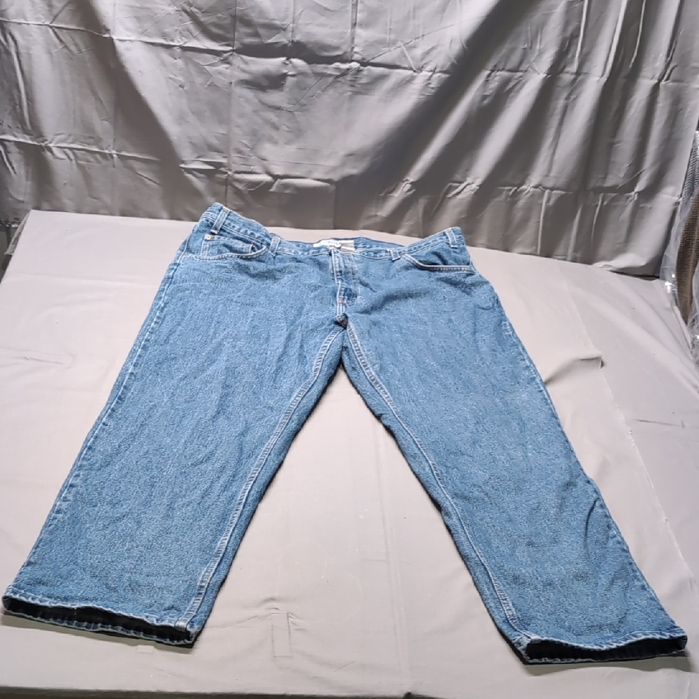 Canyon River Blues Mens Relaxed Fit Jeans 42x30 Medium Wash Blue Cotton Denim